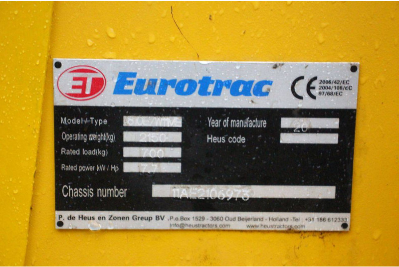 Chargeuse sur pneus Eurotrac W11-ME