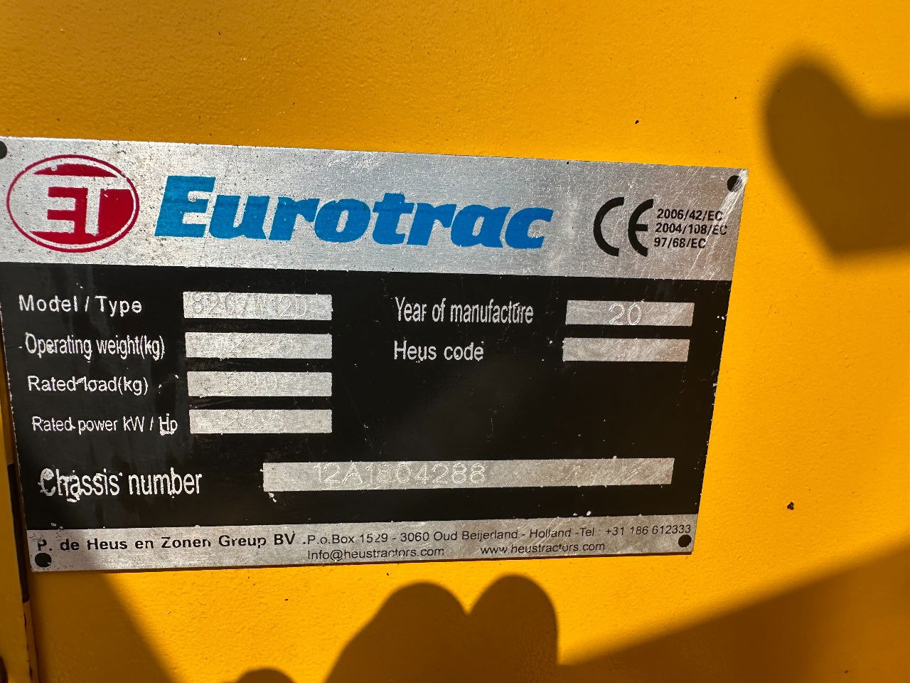Chargeuse sur pneus Eurotrac W12