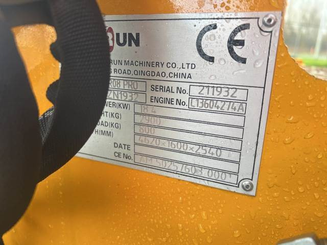 Chargeuse sur pneus Everun R08 Pro