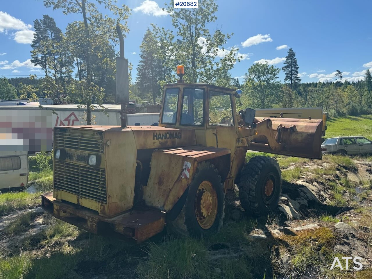 Chargeuse sur pneus Hanomag 44
