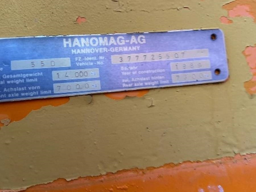 Chargeuse sur pneus Hanomag 55 D