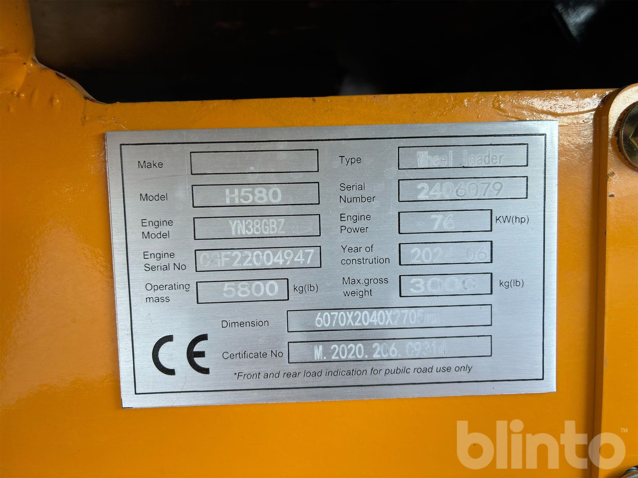 Chargeuse sur pneus Heracles H580