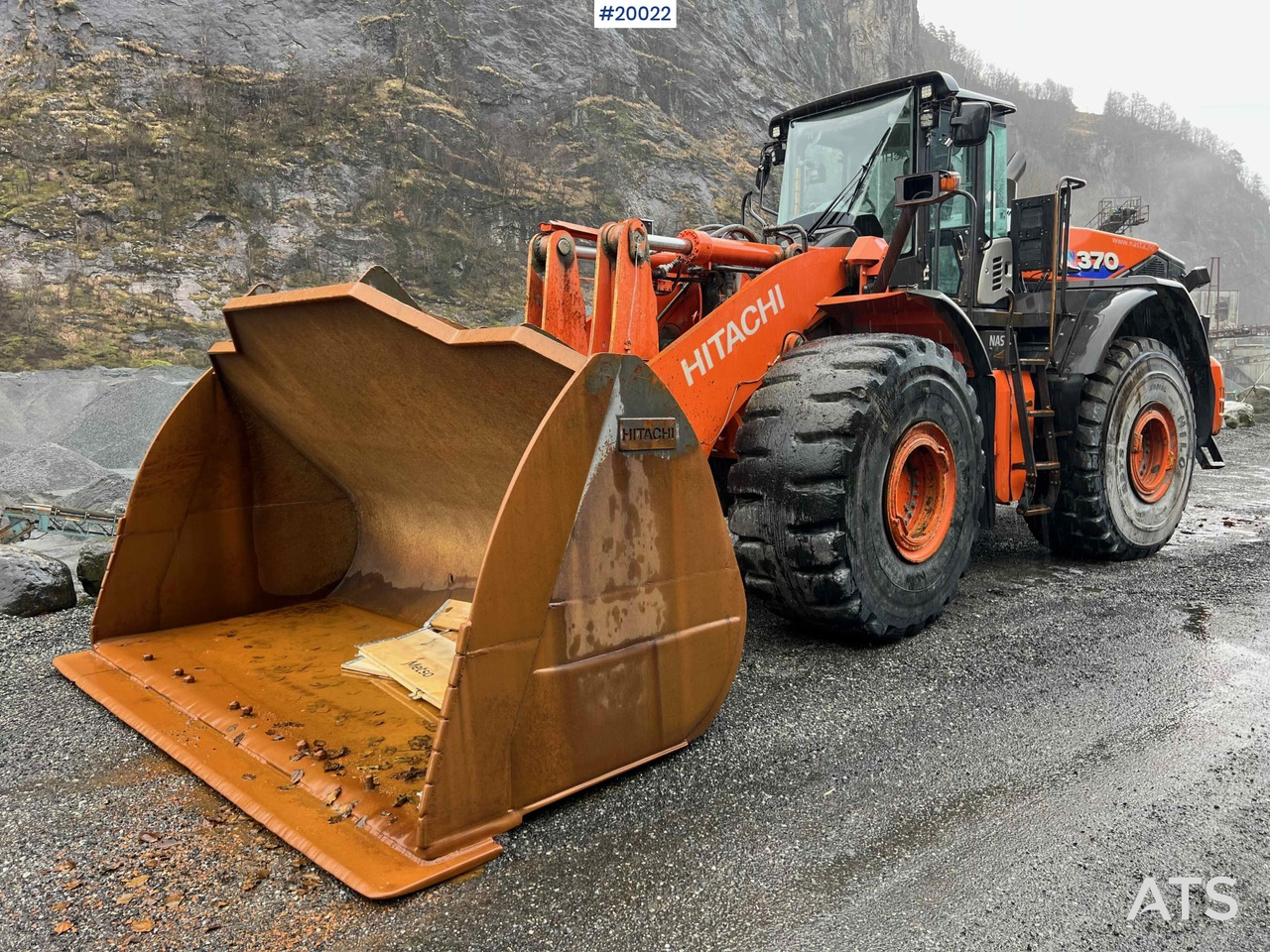 Chargeuse sur pneus Hitachi zw370-6