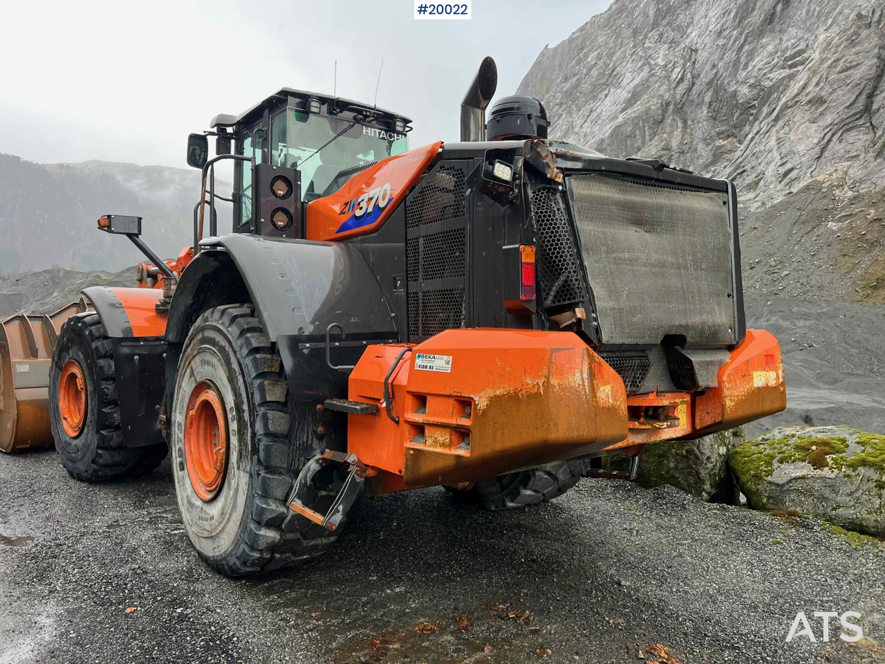 Chargeuse sur pneus Hitachi zw370-6