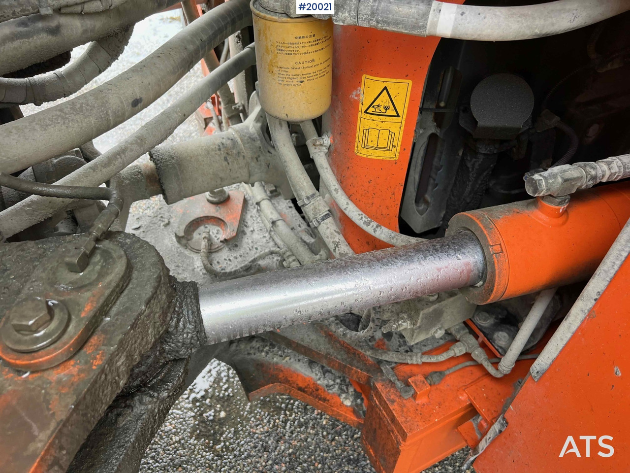 Chargeuse sur pneus Hitachi zw370-6 Hjullaster m/ vekt, skriver og skuffe