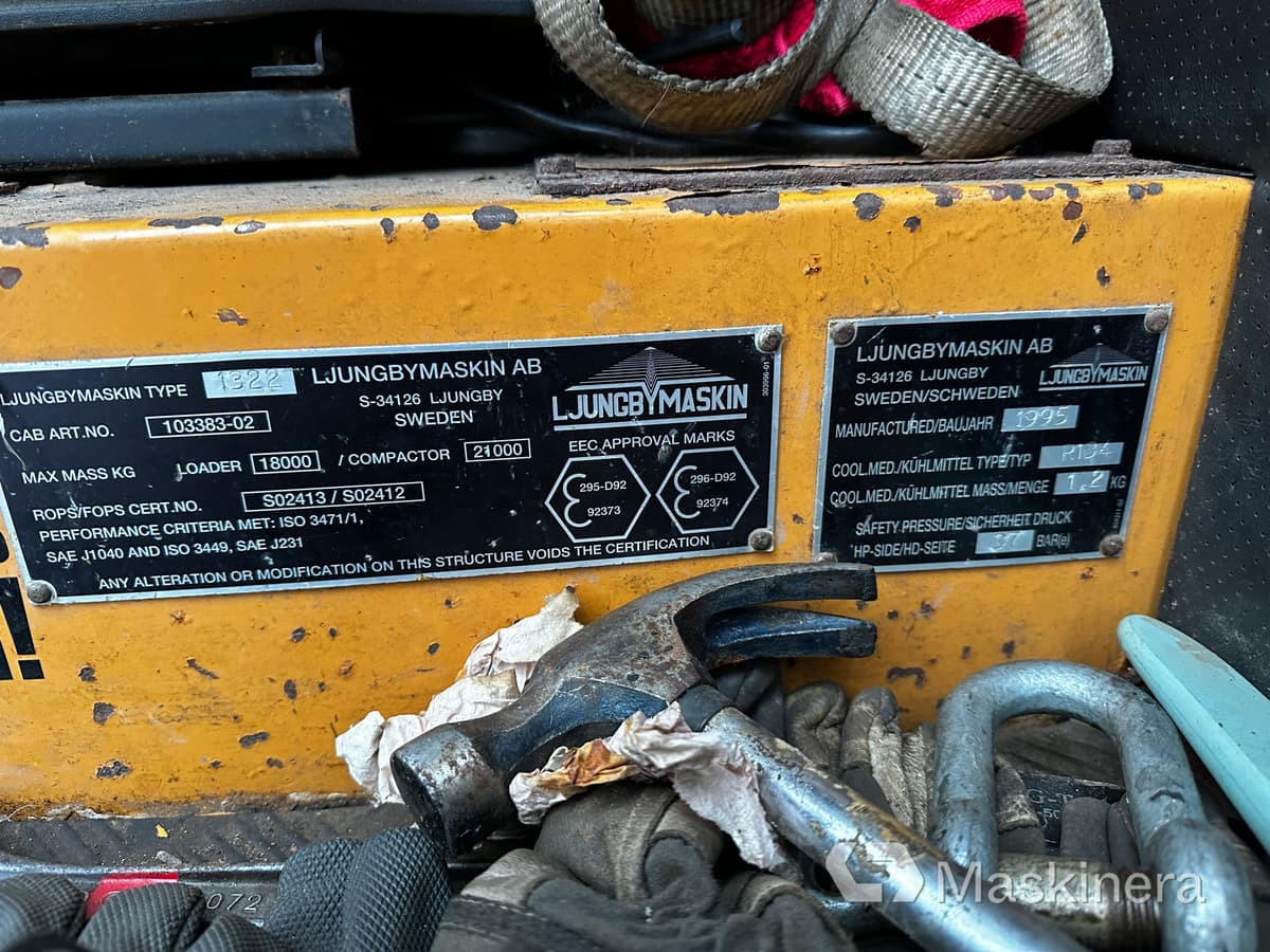 Chargeuse sur pneus Hjullastare Ljungby 1322