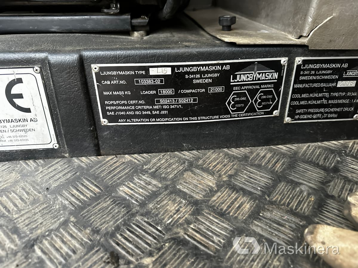 Chargeuse sur pneus Hjullastare Ljungby L15