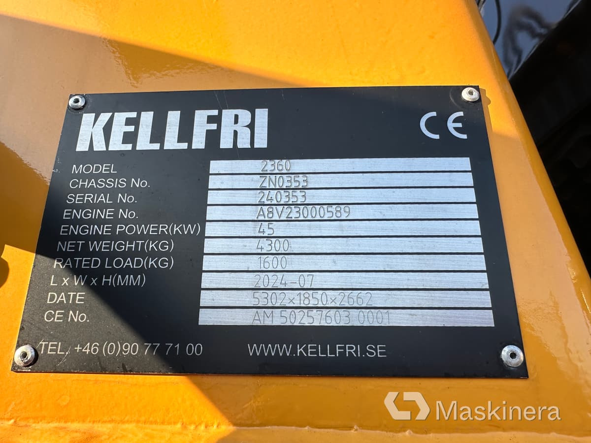 Chargeuse sur pneus Hjullastare Swekip 2360