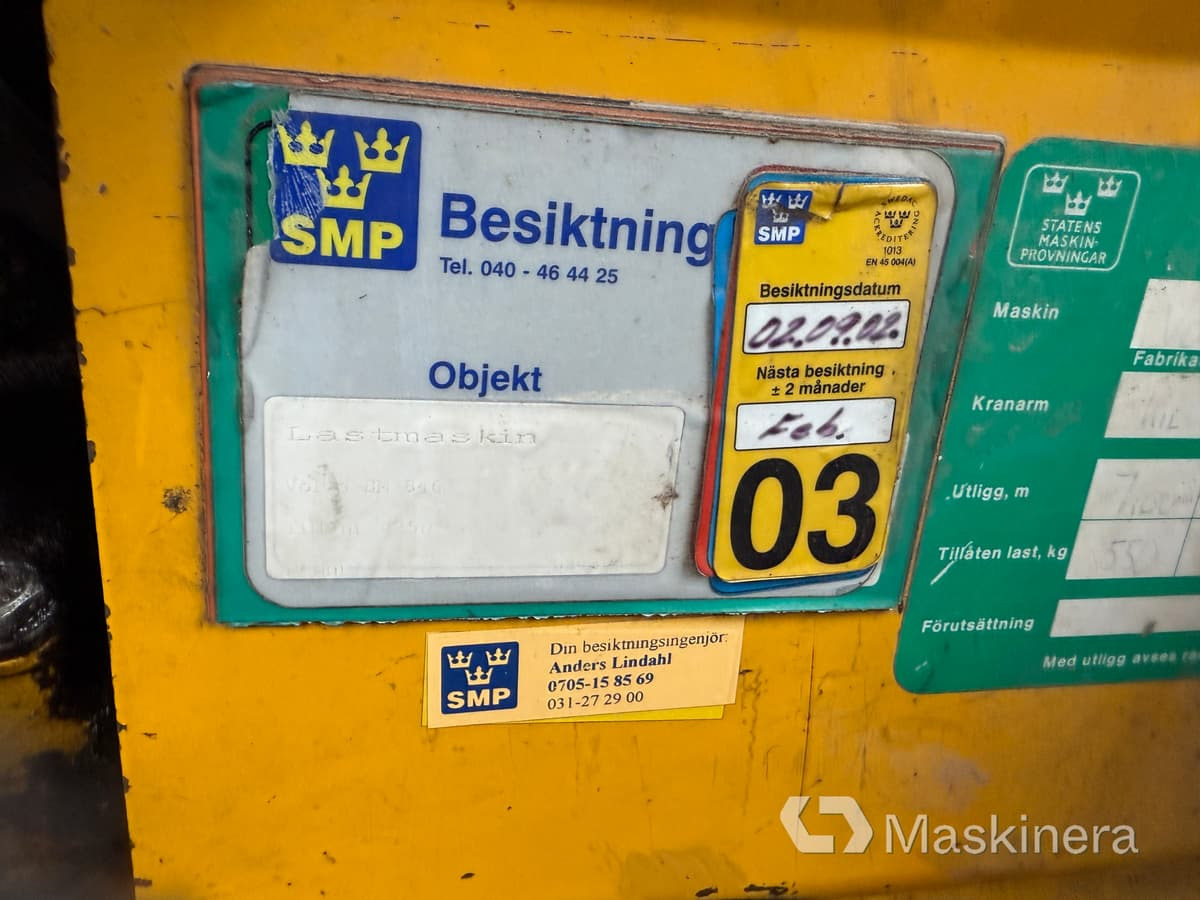 Chargeuse sur pneus Hjullastare Volvo BM LM 846