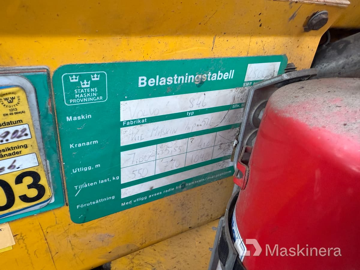 Chargeuse sur pneus Hjullastare Volvo BM LM 846