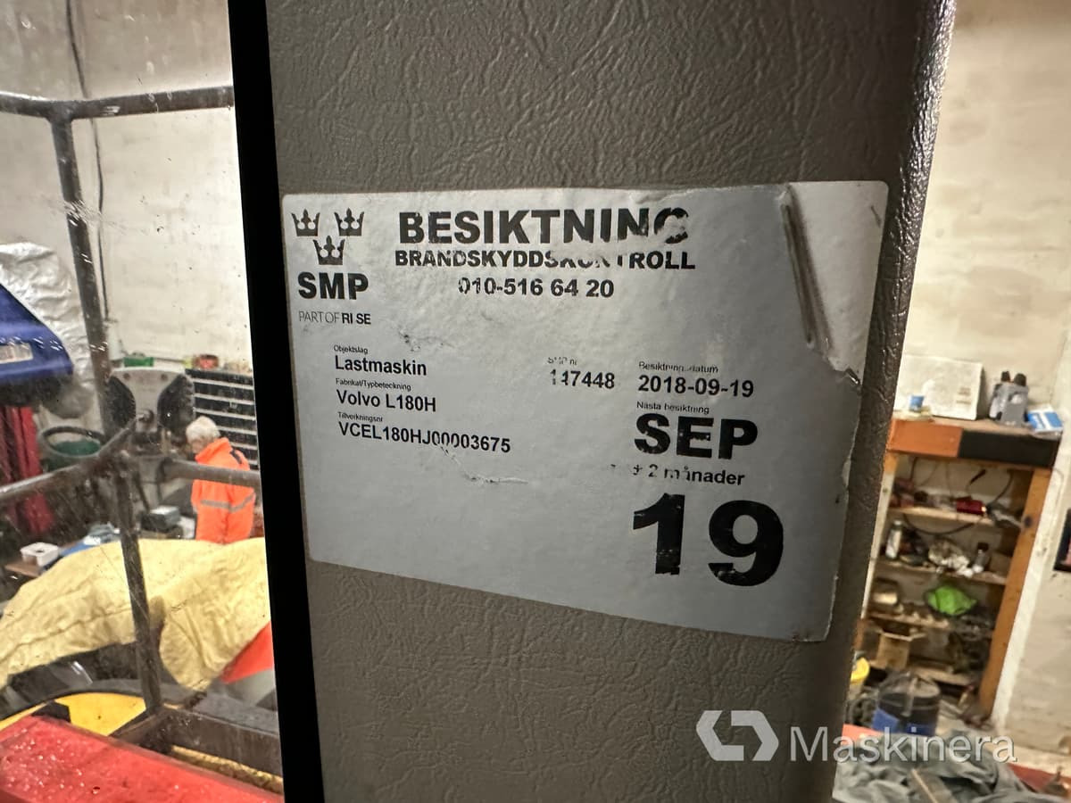 Chargeuse sur pneus Hjullastare Volvo L180H