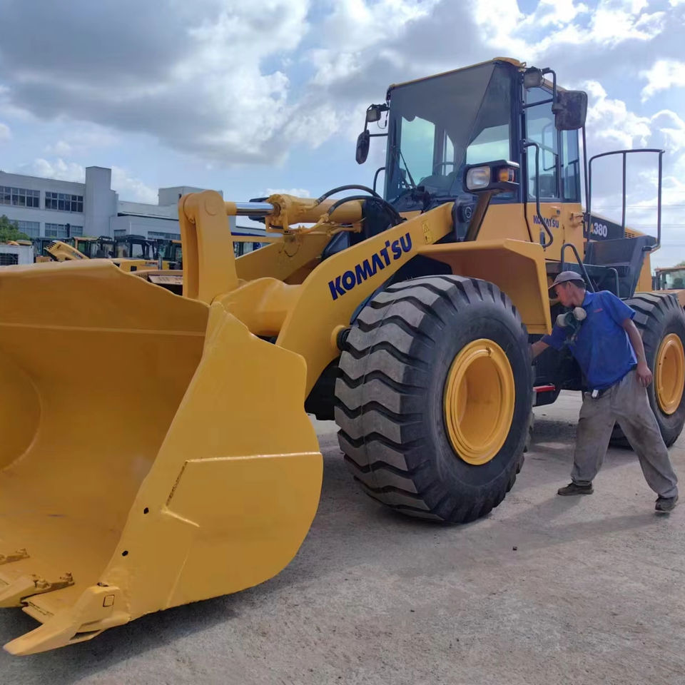 Chargeuse sur pneus Hot Sale Used Komatsu WA380-6 Wheel Loader Backhoe Loader with Excellent Front Loading Feature