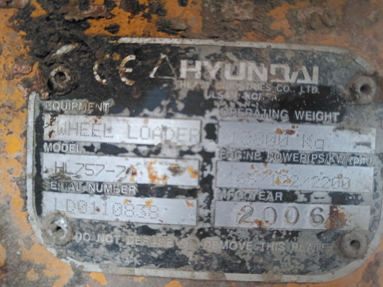 Chargeuse sur pneus Hyundai HL757-7