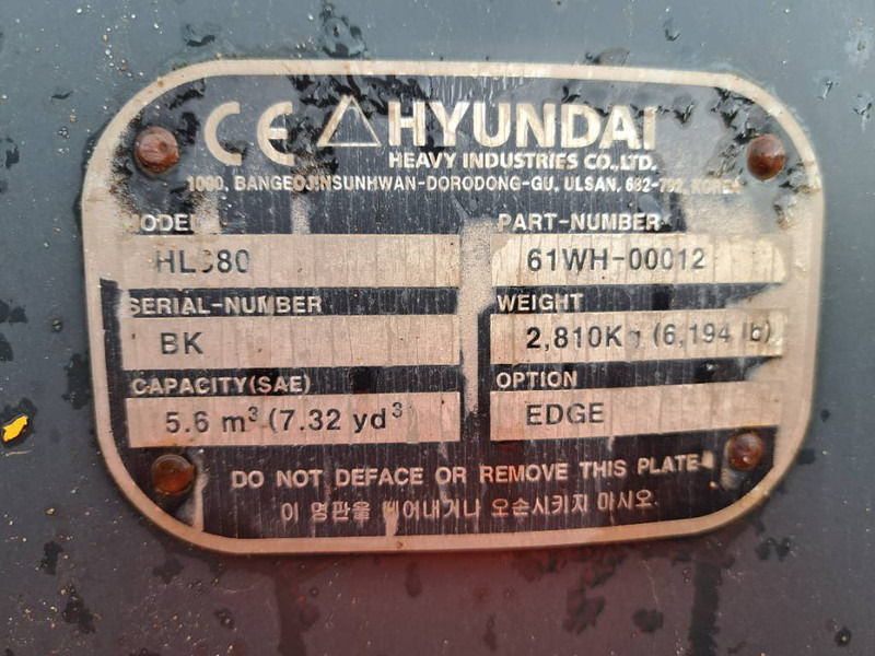 Chargeuse sur pneus Hyundai HL 980