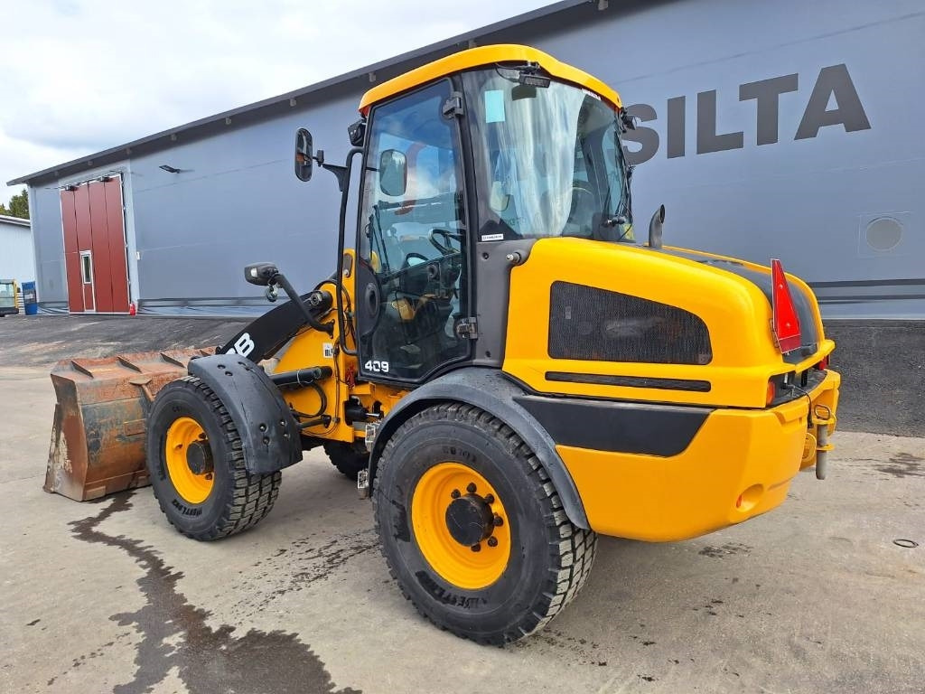 Chargeuse sur pneus JCB 409 AURA, HIEKOITIN YM.