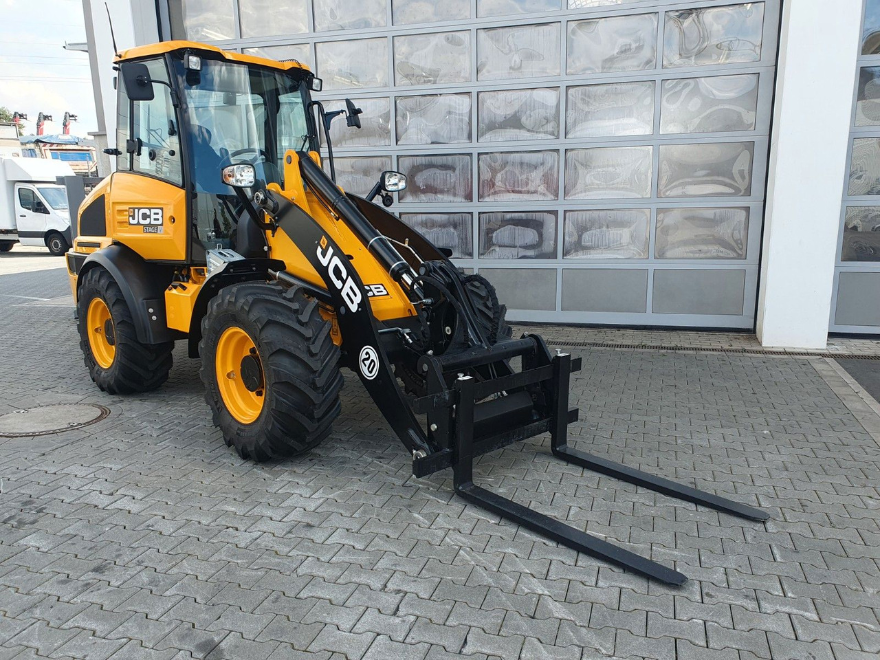 Chargeuse sur pneus JCB 409 SV / Neufahrzeug / Gabel