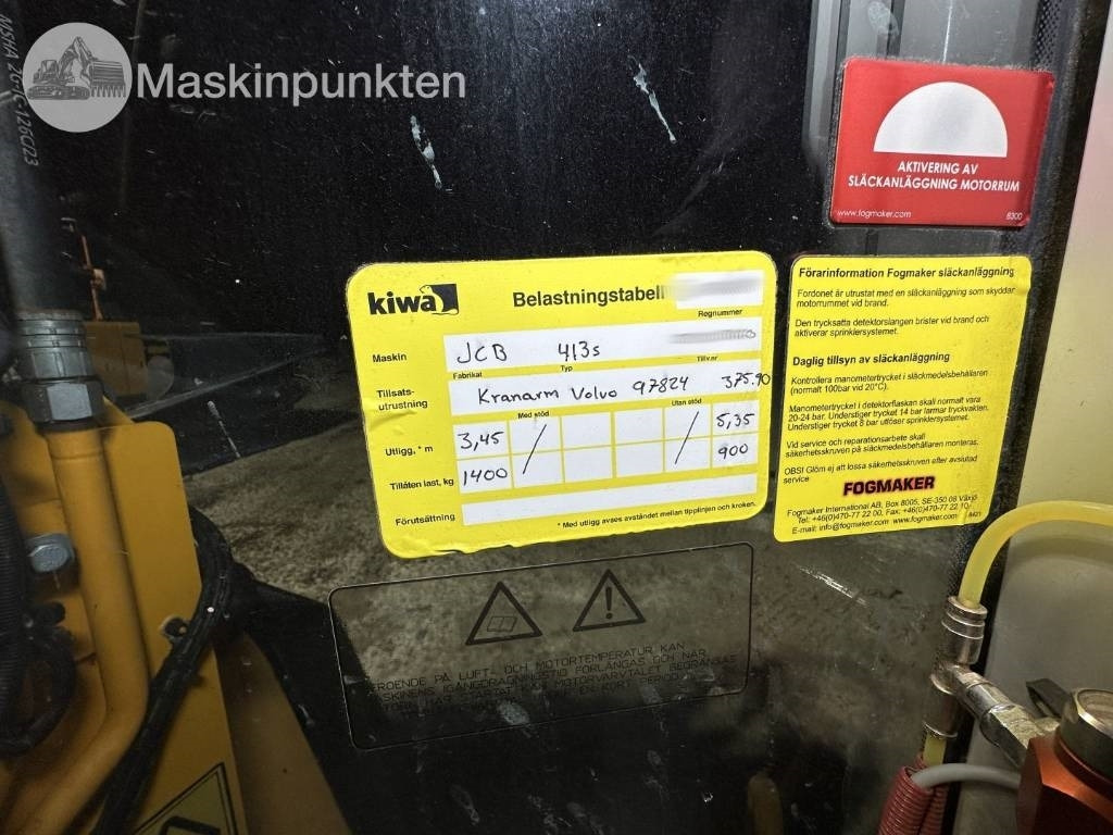 Chargeuse sur pneus JCB 413 S