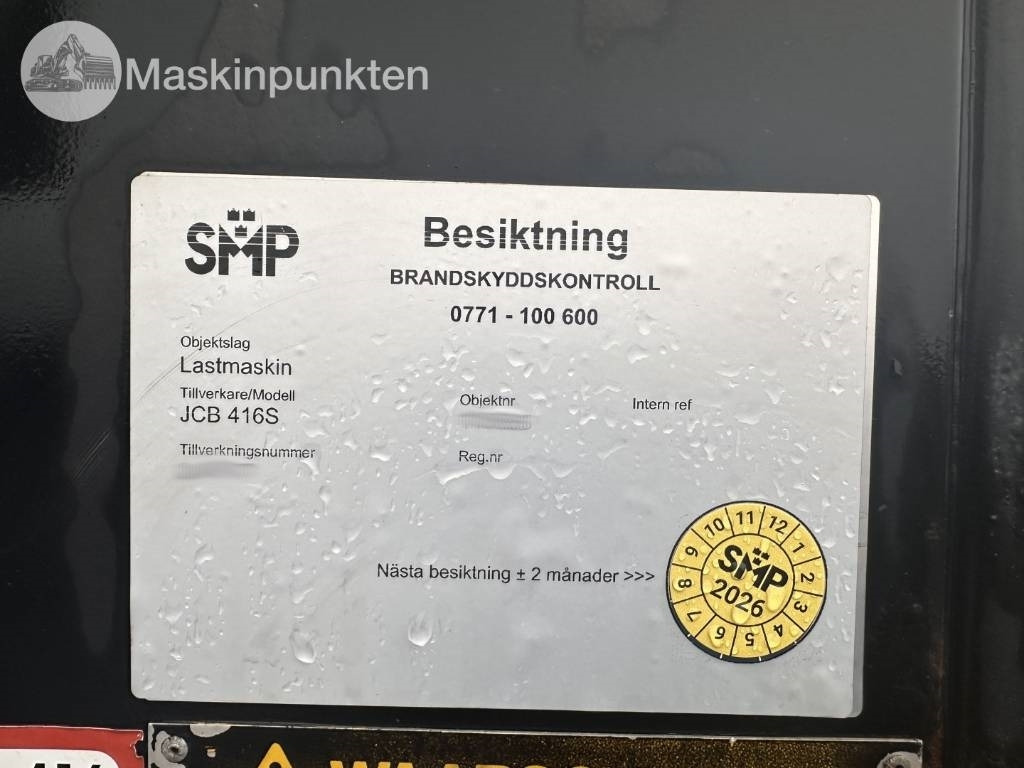 Chargeuse sur pneus JCB 416 S