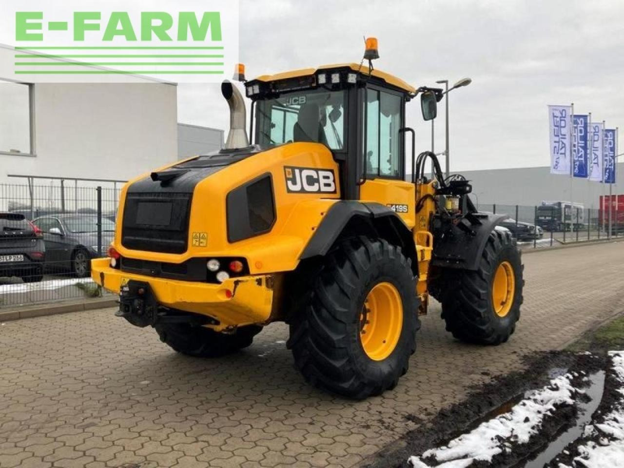 Chargeuse sur pneus JCB 419s agri super high lift