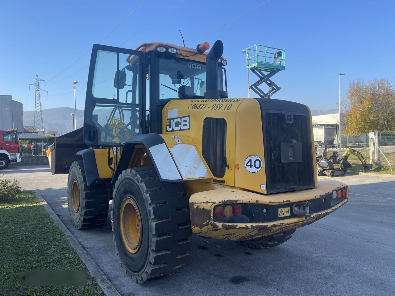 Chargeuse sur pneus JCB 427 ht