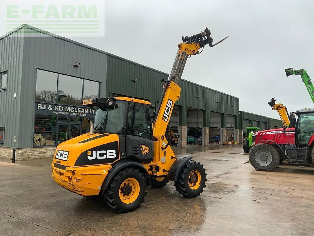Chargeuse sur pneus JCB tm220 agri telehandler (st25185)