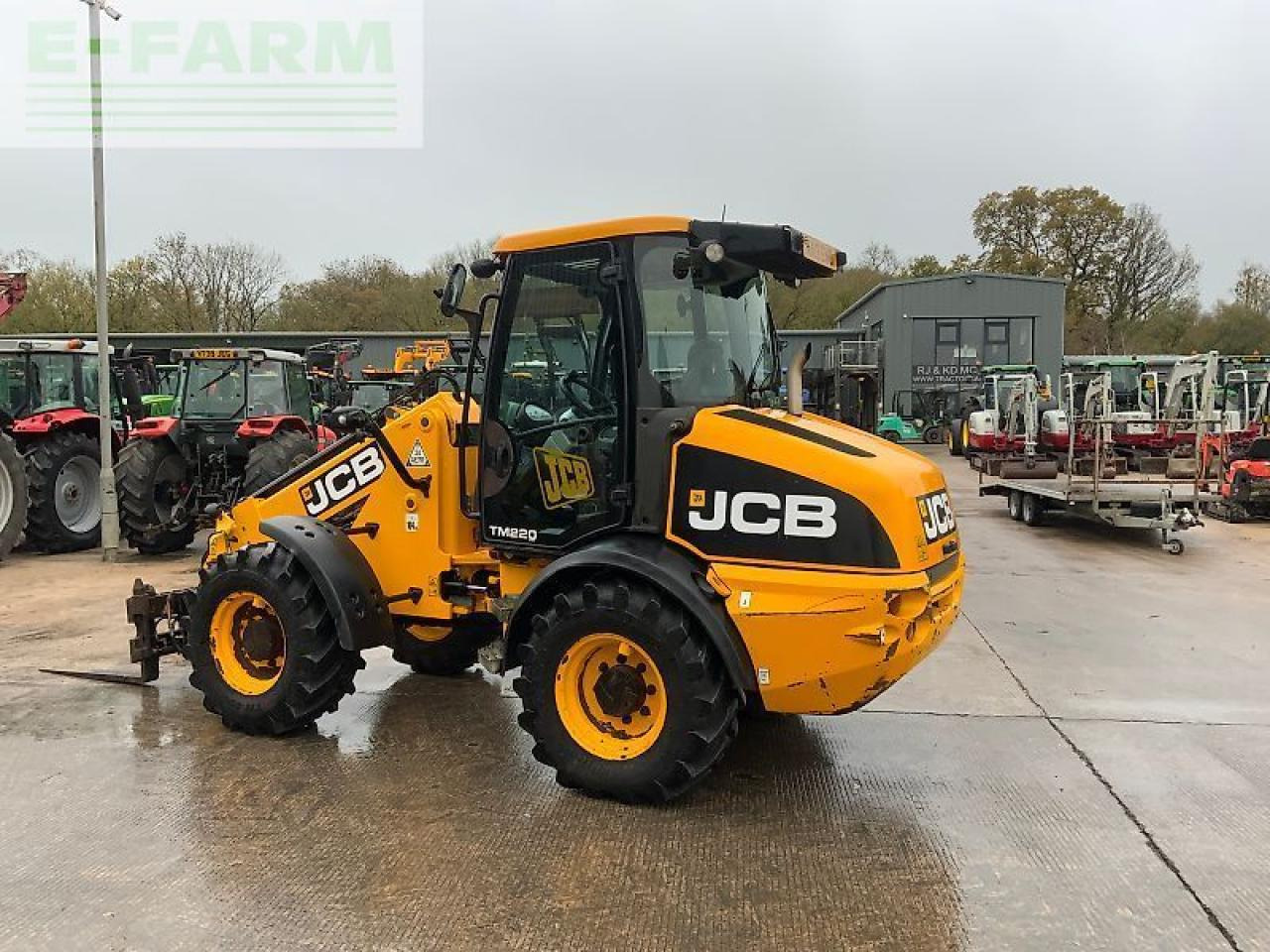 Chargeuse sur pneus JCB tm220 agri telehandler (st25185)