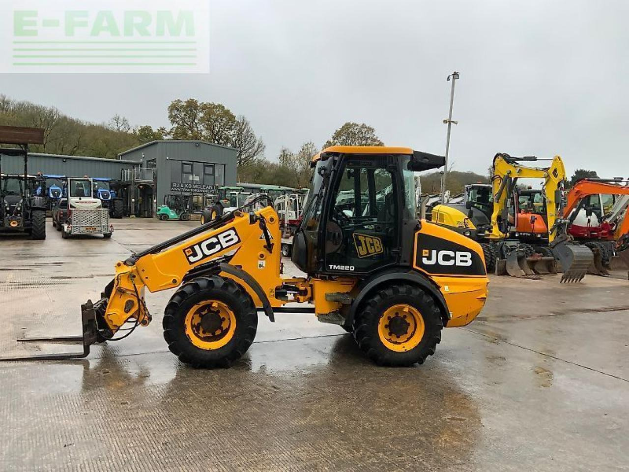 Chargeuse sur pneus JCB tm220 agri telehandler (st25185)