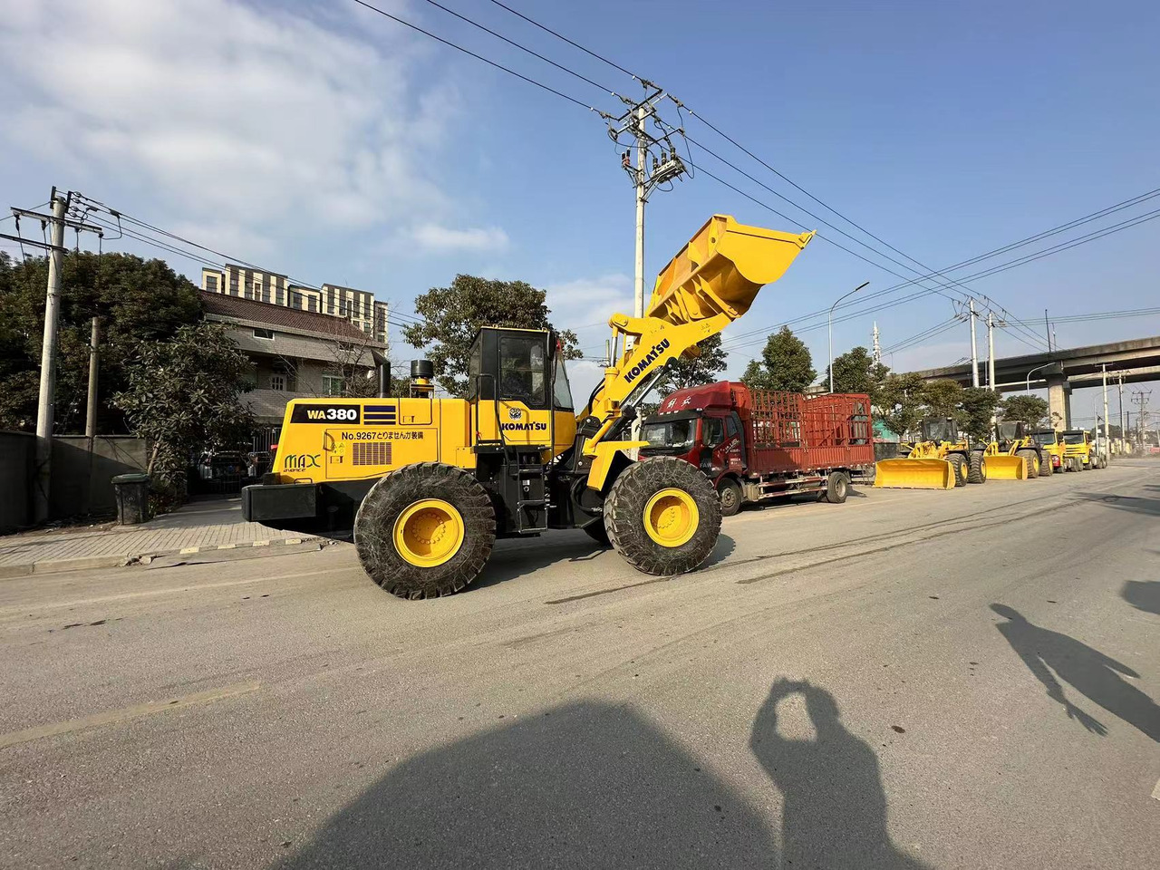 Chargeuse sur pneus KOMATSU WA380 WA470 WA600