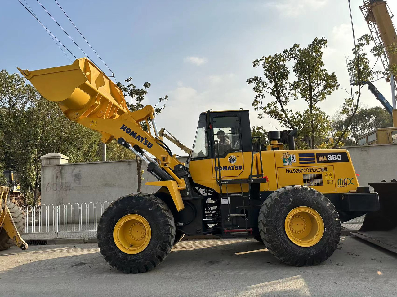 Chargeuse sur pneus KOMATSU WA380 WA470 WA600