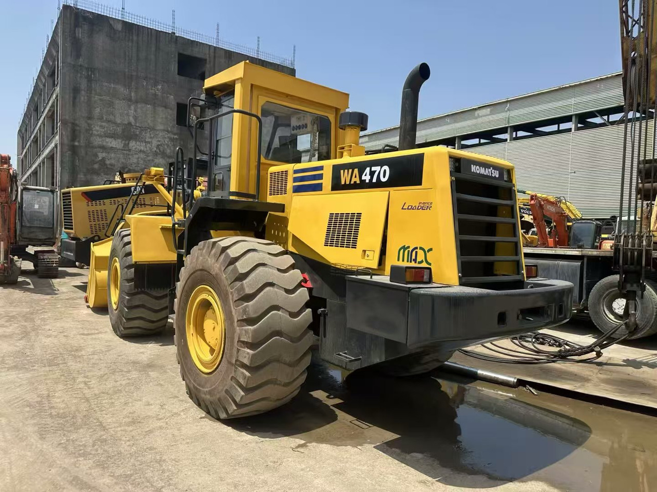 Chargeuse sur pneus KOMATSU WA470