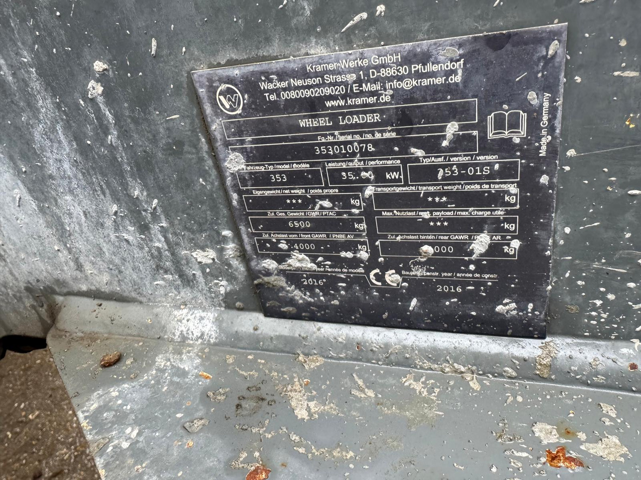 Chargeuse sur pneus KRAMER 5085