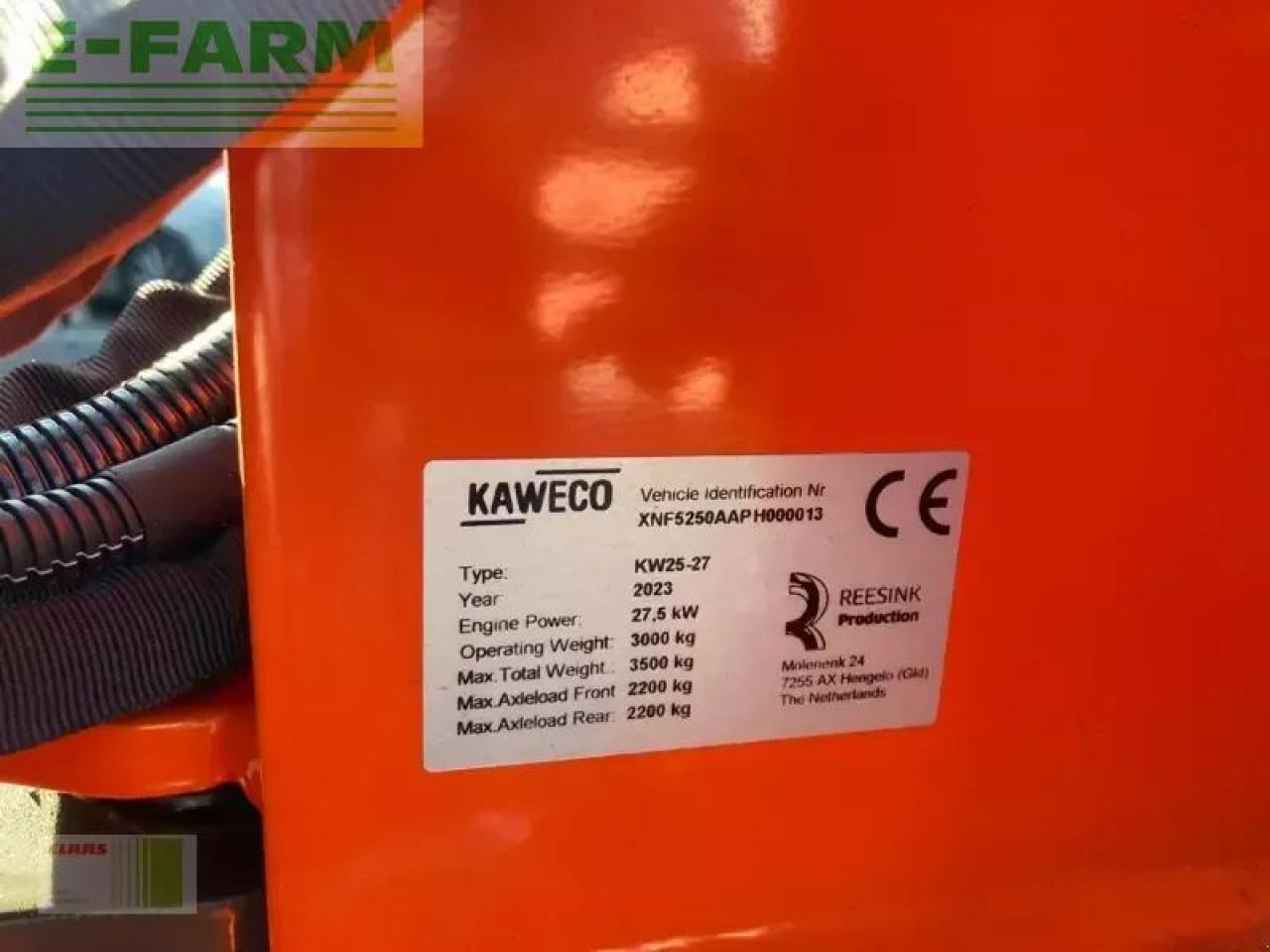 Chargeuse sur pneus Kaweco kw 25-27 farmer