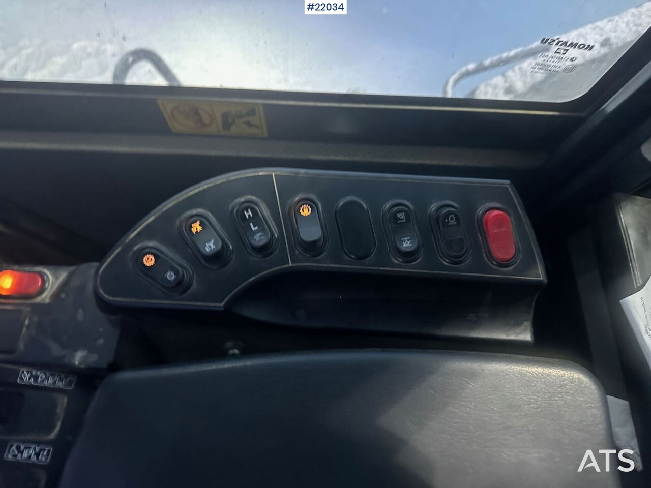 Chargeuse sur pneus Komatsu WA380-7 hjullaster m/ skuffe, vekt, sommer- og vinterdekk. SE VIDEO