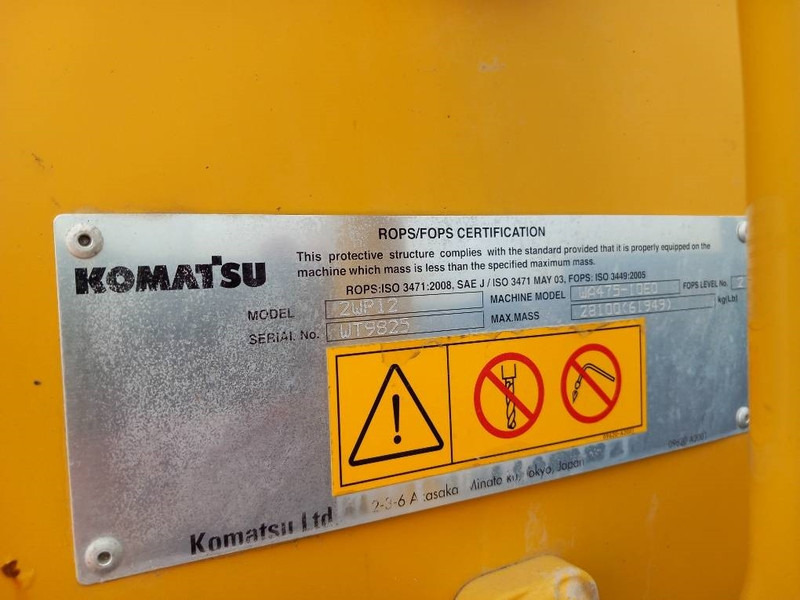 Chargeuse sur pneus Komatsu WA475-10