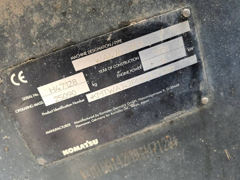 Chargeuse sur pneus Komatsu WA 475-10E0