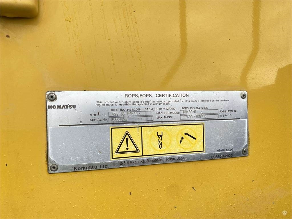 Chargeuse sur pneus Komatsu WA 480-6