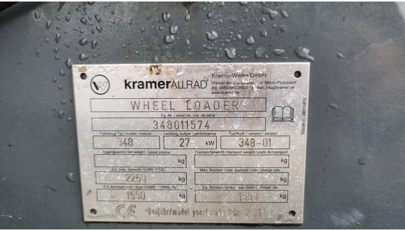 Chargeuse sur pneus Kramer 350 Hjullastare, ''SÅLD''
