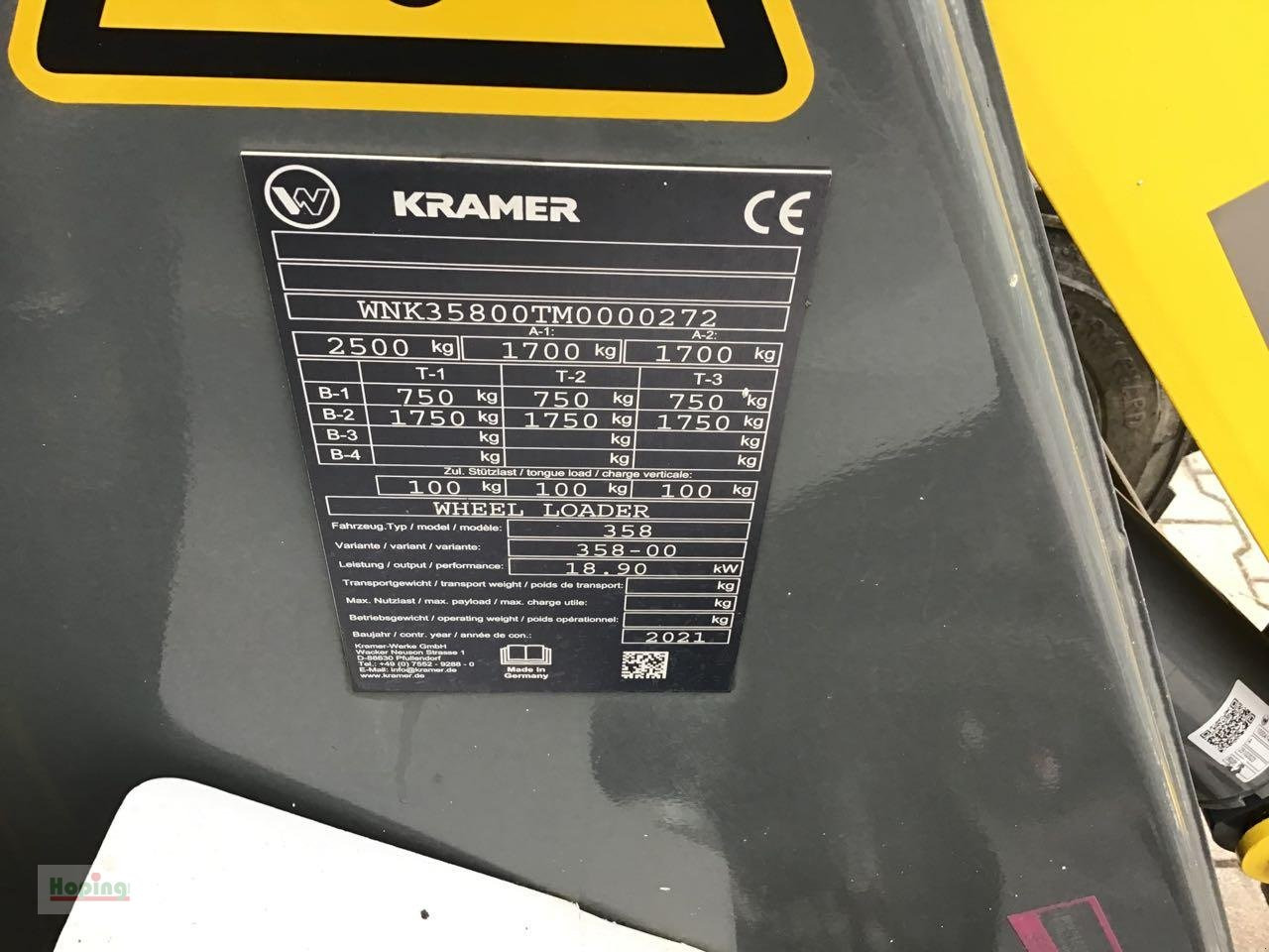 Chargeuse sur pneus Kramer 5035