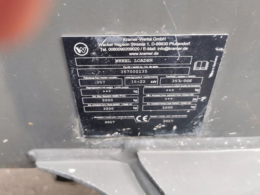 Chargeuse sur pneus Kramer 5055e