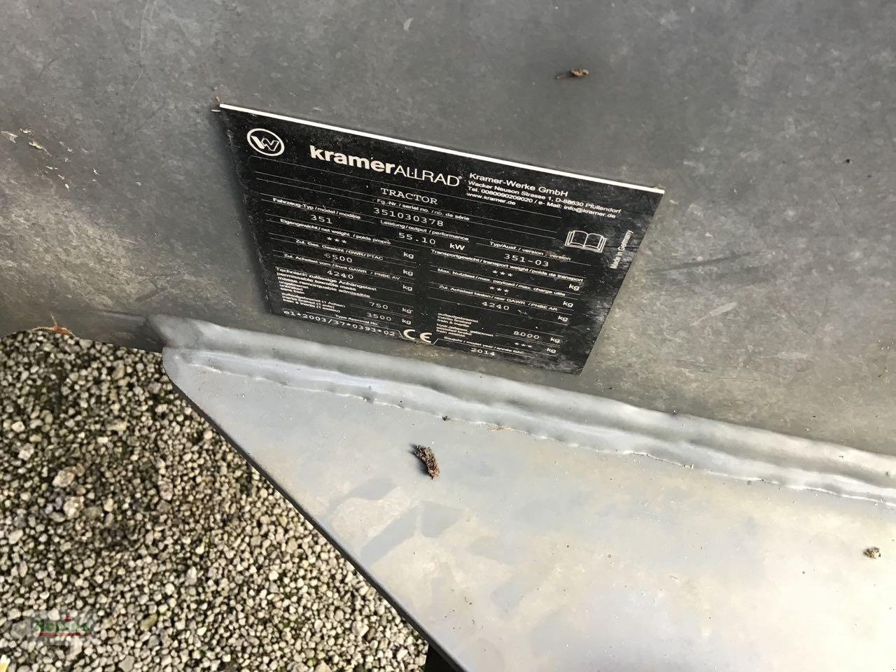 Chargeuse sur pneus Kramer 580 (40 km/h)