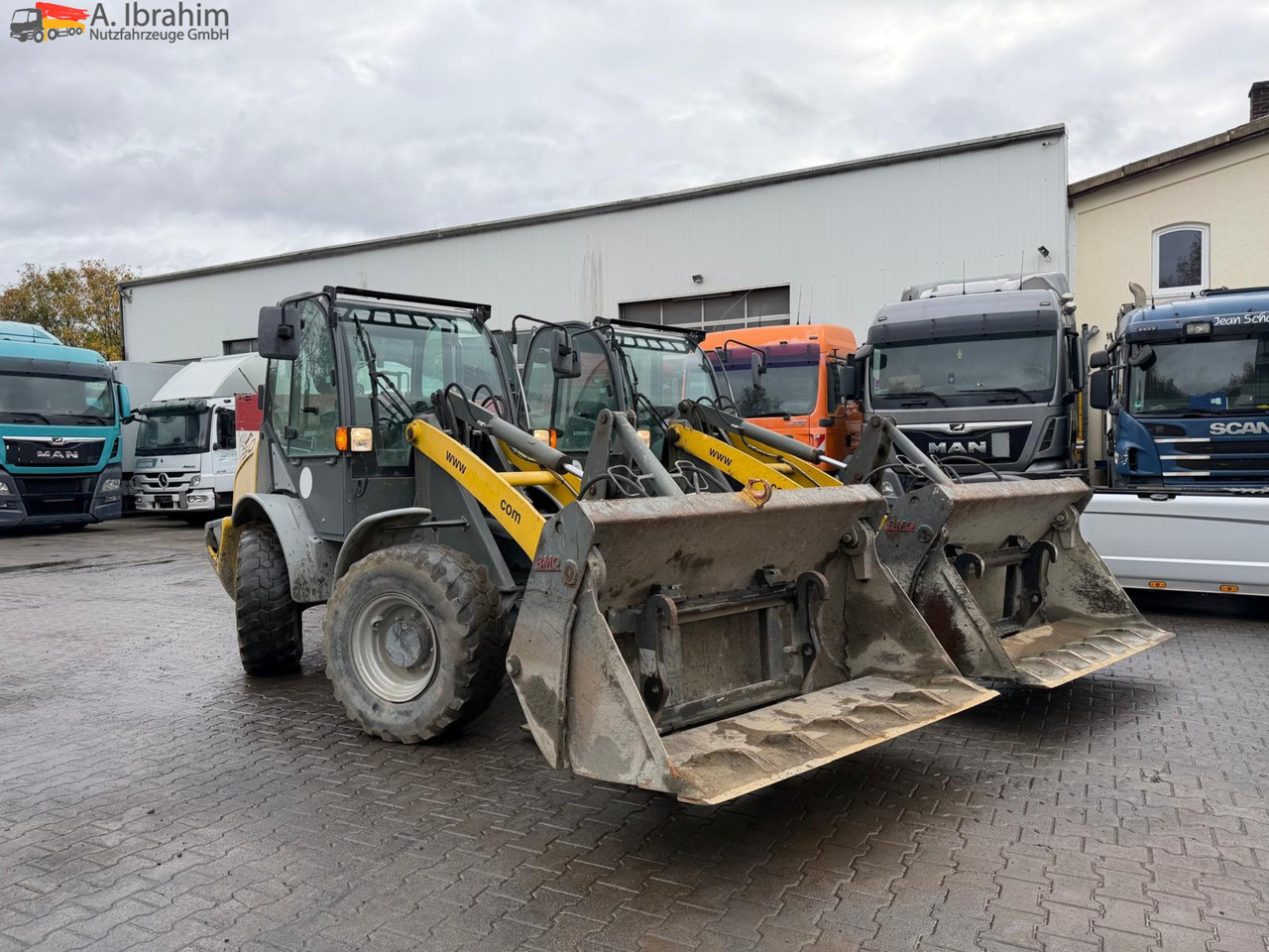 Chargeuse sur pneus Kramer Allrad 750 /346-03 Klappschaufel | Gabel | 2xvorhanden