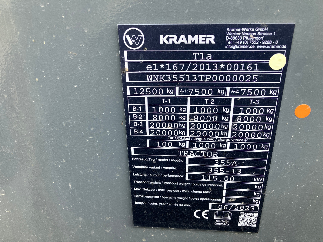 Chargeuse sur pneus Kramer KL 55.8T
