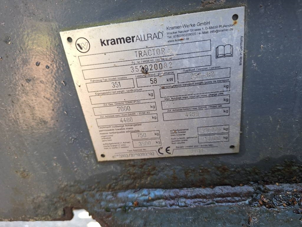 Chargeuse sur pneus Kramer-allrad 780