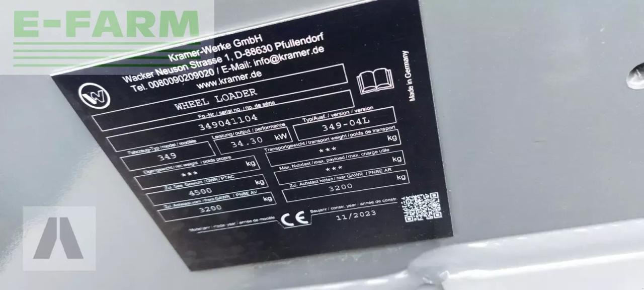 Chargeuse sur pneus Kramer kl 25.5