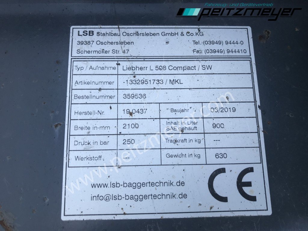 Chargeuse sur pneus LIEBHERR Radlader L 508 C 4in1 Schaufel + Palettengabel