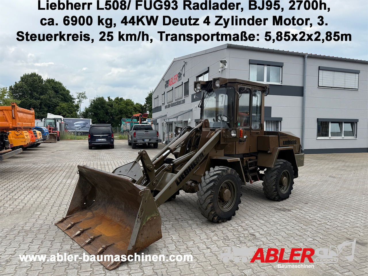 Chargeuse sur pneus Liebherr L508 / FUG93 Radlader