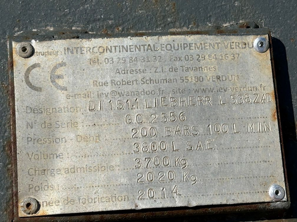 Chargeuse sur pneus Liebherr L538