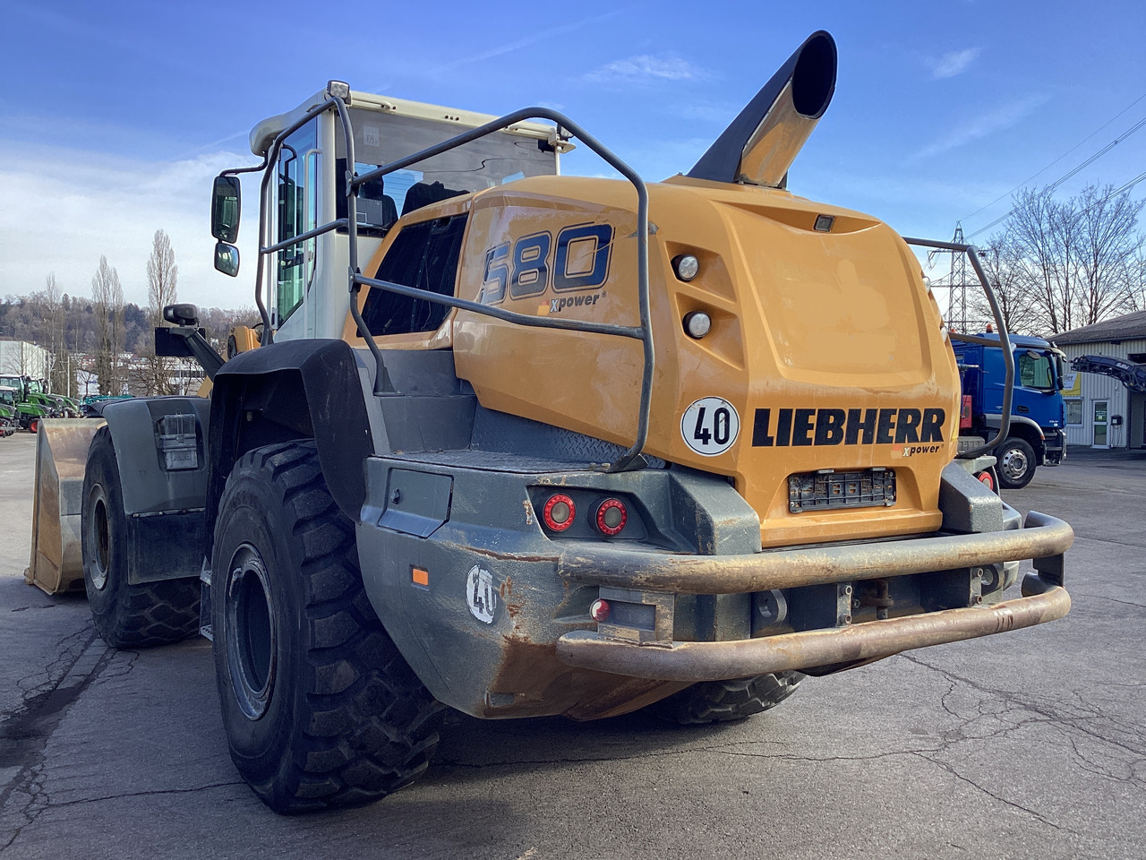 Chargeuse sur pneus Liebherr L580 XPower IV