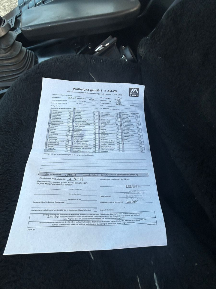 Chargeuse sur pneus Liebherr L 506