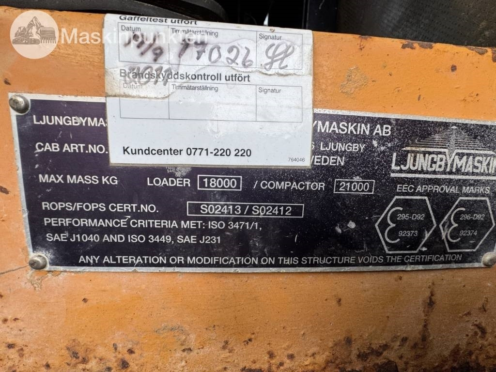 Chargeuse sur pneus Ljungby 1118 Hjullastare